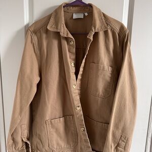 Tan Button-Up Jacket
